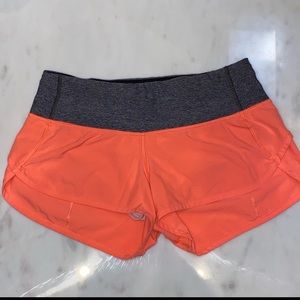 Lululemon speed shorts: size 4